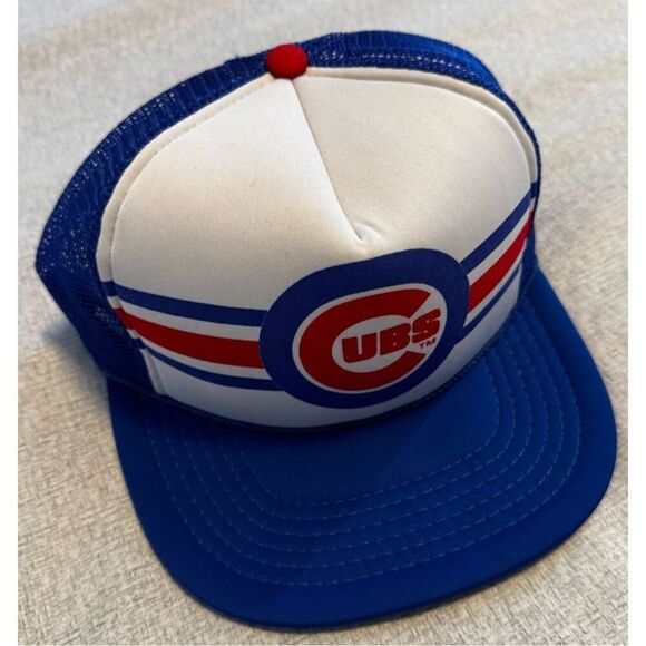Chicago Cubs Twins Boston Snapback Mesh Trucker Hat New - Picture 3 of 5